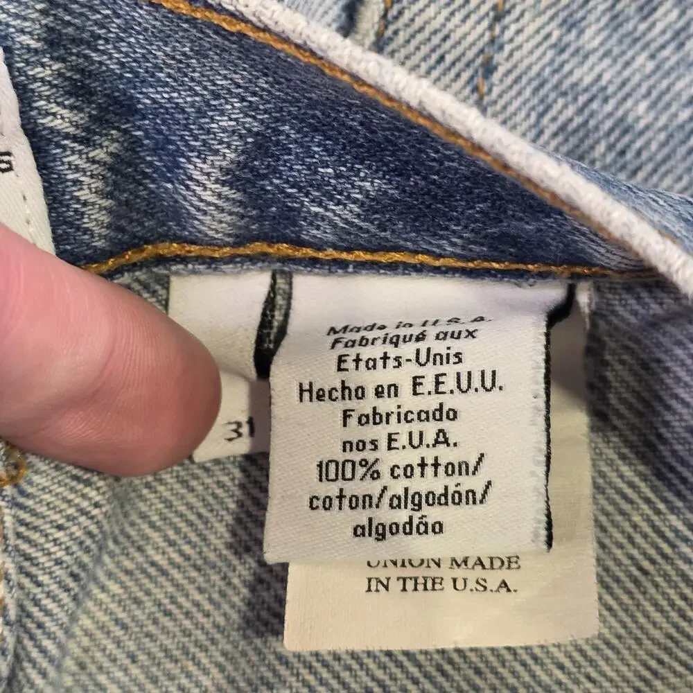 Vintage 90s Calvin Klein Jeans Mens 31x34 Blue Easy Fit Stonewash‎ Denim USA